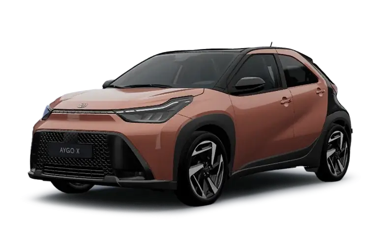 Toyota Aygo X Hybrid 115 e-CVT — Noleggio Lungo Termine Privati da €289/mese